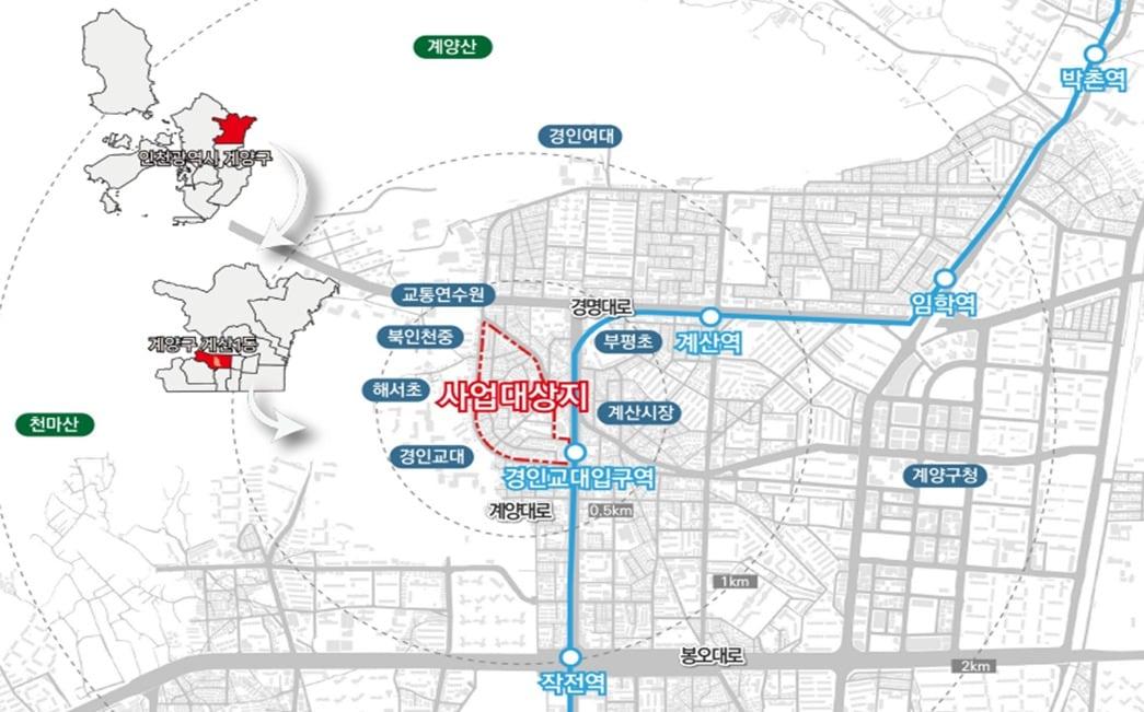 본문 이미지 - 위치도 (인천시 제공.재판매 및 DB금지)