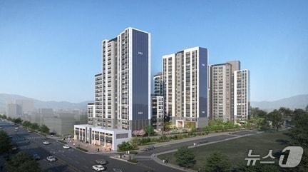 본문 이미지 -  중화우성타운 일대 예상 조감도 (서울시 제공) 뉴스1ⓒ news1