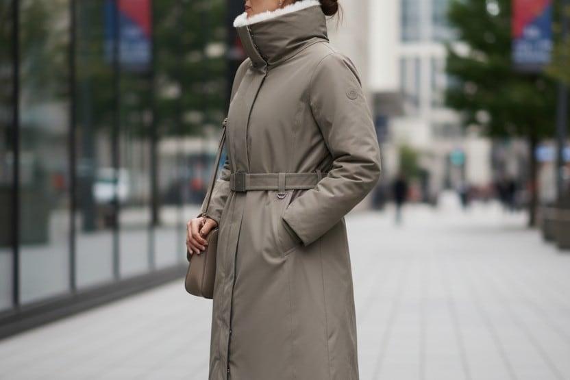 본문 이미지 - 고어텍스 윈드스토퍼 소재가 적용된 '코트형 다운'.(고어텍스제공)