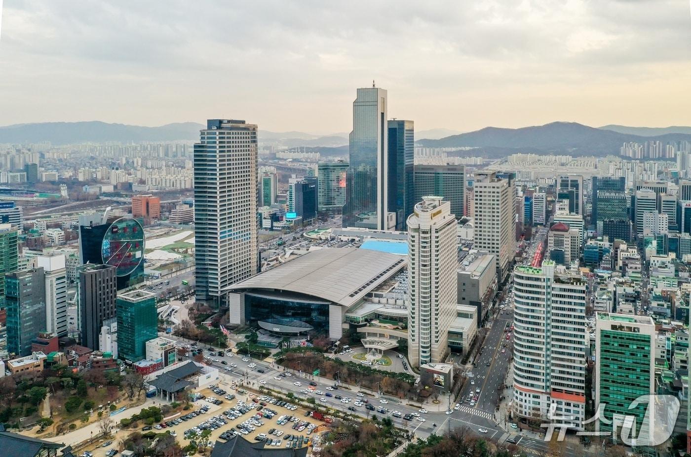 한국무역센터 일대(서울연구원 제공) ⓒ 뉴스1