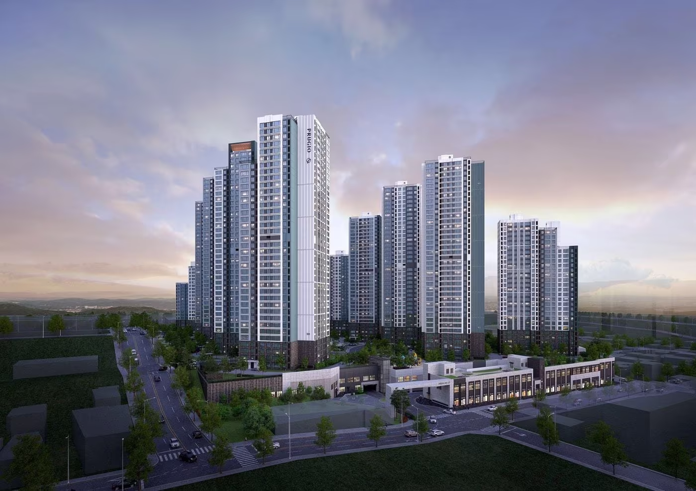 대우건설 동래 푸르지오 에듀포레 투시도.(대우건설 제공)뉴스1ⓒ news1