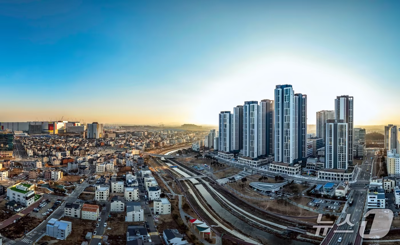 '고덕 유보라 더 크레스트' 전경 (반도건설 제공) 뉴스1ⓒ news1