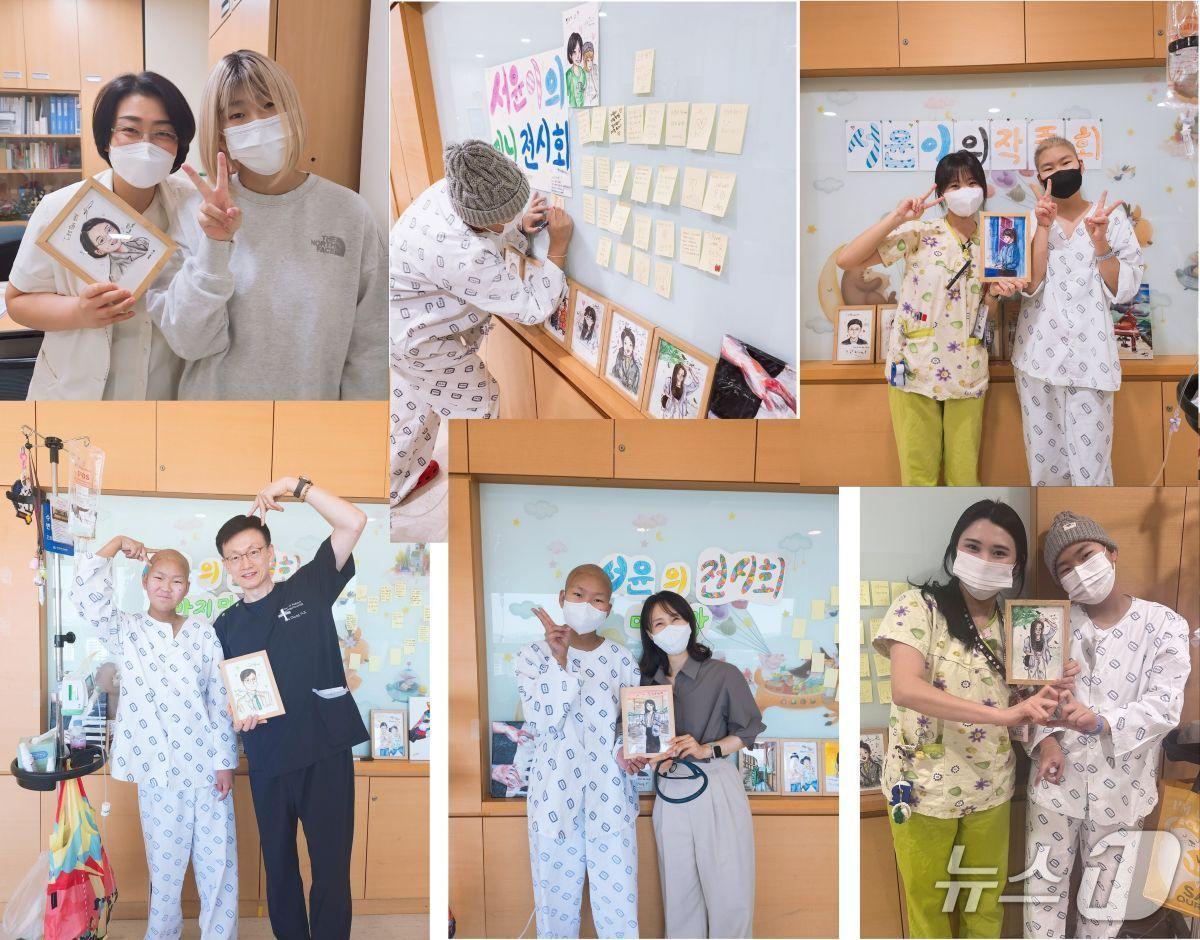 본문 이미지 - 심장병과 급성백혈병으로 서울성모병원에서 5년간 투병한 청소년이, 그림을 통해 희망을 전하고 싶은 소망으로 미술 활동을 전문적으로 펼칠 수 있는 '솔윤공방'을 부산에 열었다.(서울성모병원 제공)