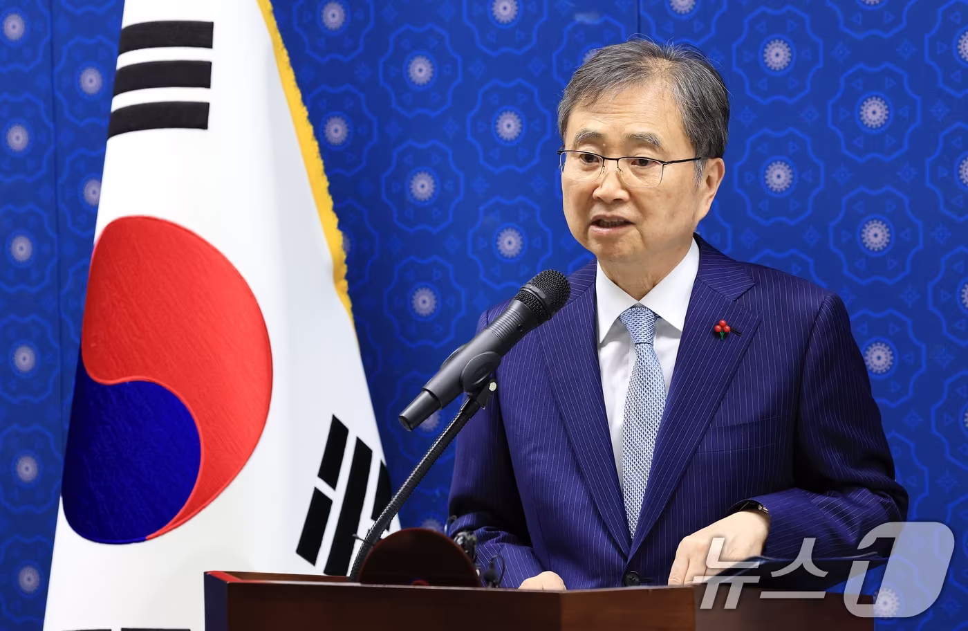 조현 외교부 장관이 19일 서울 종로구 외교부 청사에서 업무보고 사후 브리핑을 하고 있다. 2025.12.19/뉴스1 ⓒ News1 임세영 기자