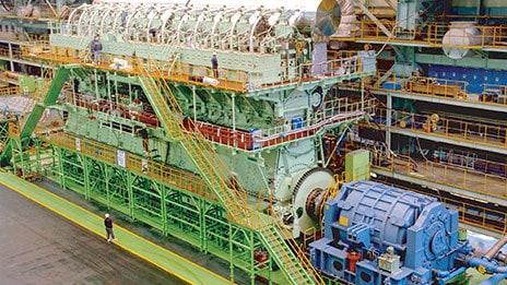 본문 이미지 - 한화엔진 생산시설(자료사진. 한화엔진 홈페이지 갈무리).