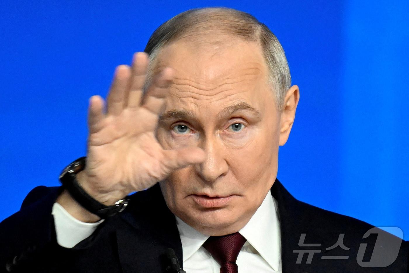 연말 기자회견하는 푸틴 러시아 대통령. 2025.12.19. ⓒ 로이터=뉴스1 ⓒ News1 이지예 객원기자