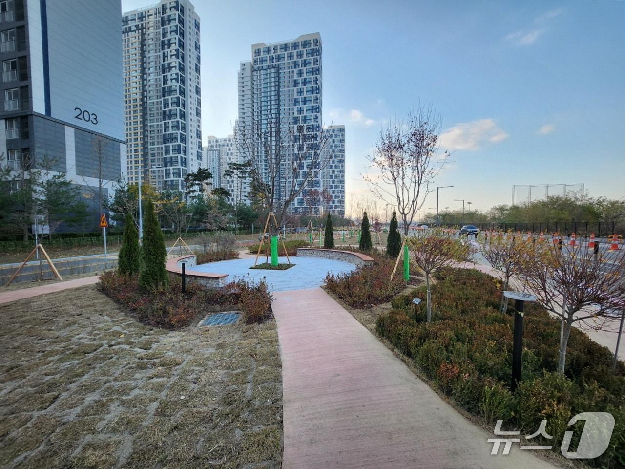 본문 이미지 - 배곧 도시 숲.&#40;시흥시 제공&#41;