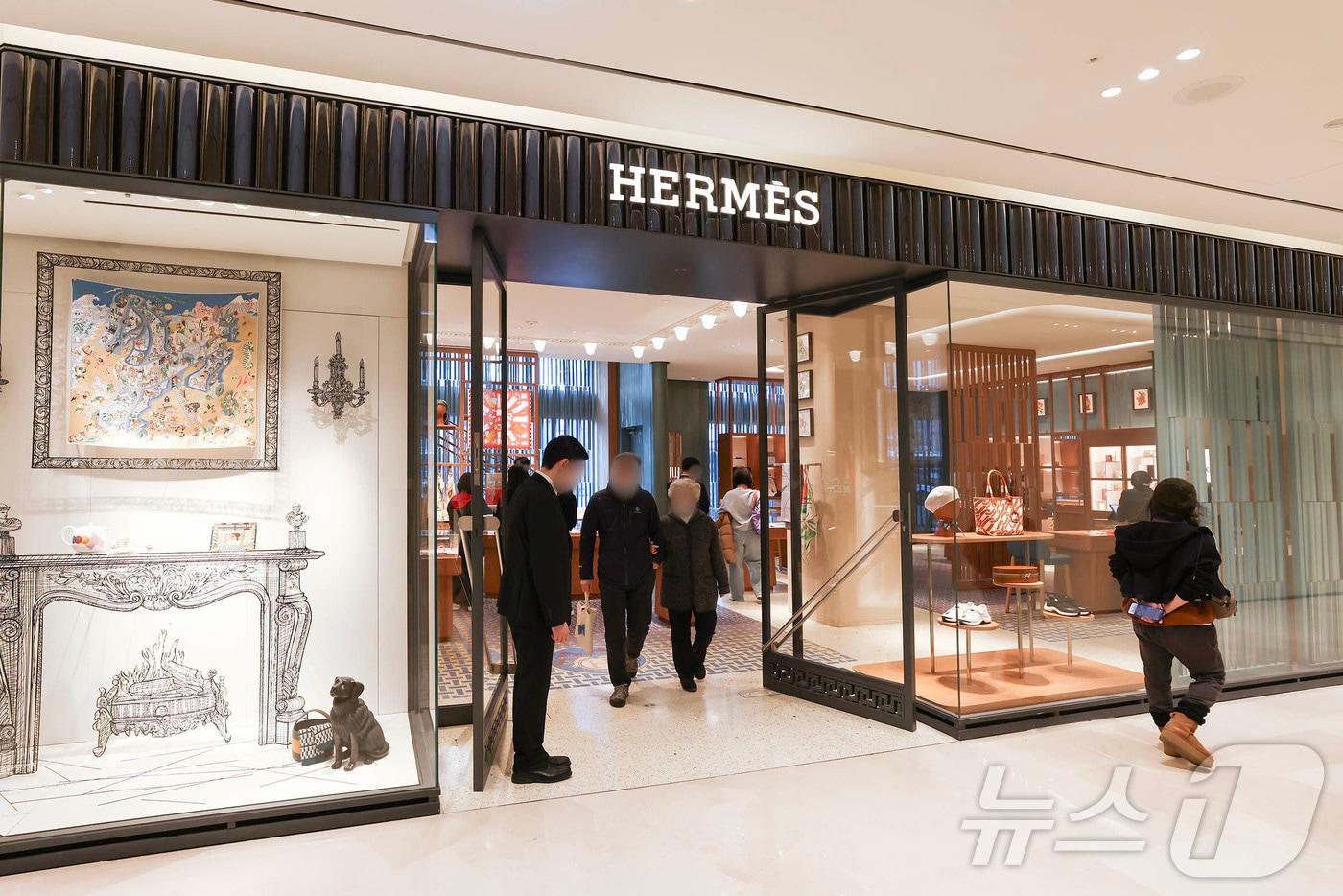 서울 중구 신세계백화점 본점 에르메스 매장의 모습. (신세계백화점 제공. 재판매 및 DB 금지) 2025.12.3/뉴스1