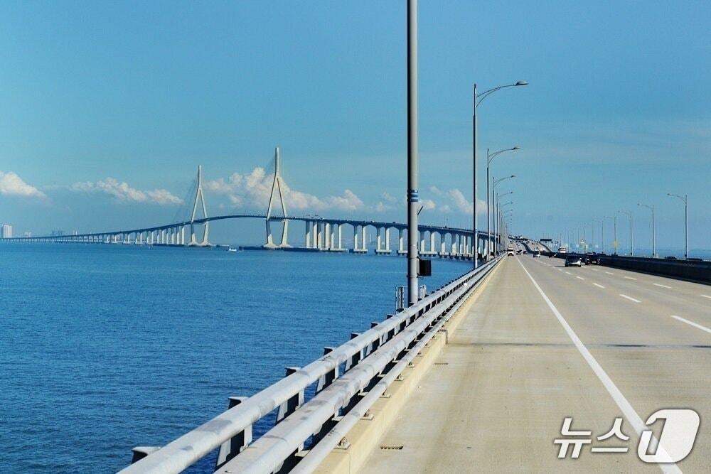 본문 이미지 - 국내 최장 교량인 인천대교 인천대교 &#40;인천시 제공.재판매 및 DB금지&#41;