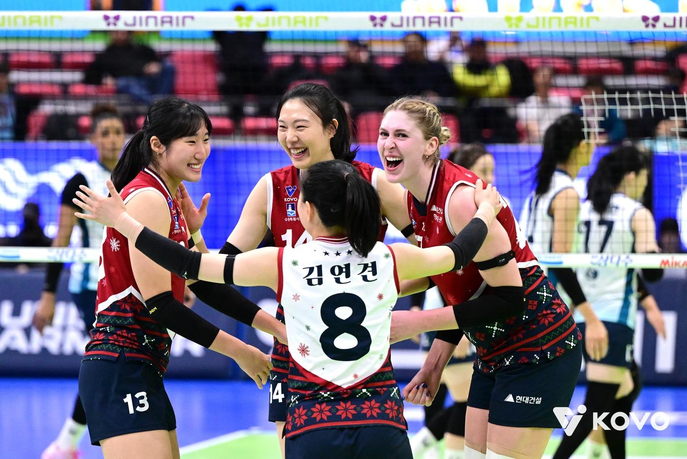 현대건설 선수들. (KOVO 제공)