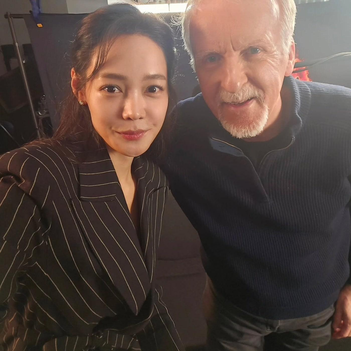 본문 이미지 - 안현모, 제임스 캐머런 감독(안현모 SNS)