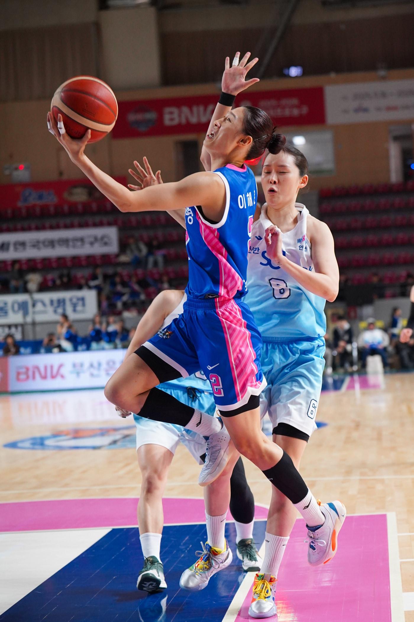 본문 이미지 - 용인 삼성생명 이해란. (WKBL 제공)