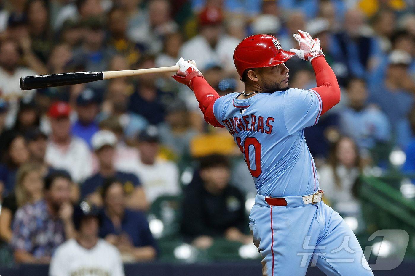 윌슨 콘트레라스가 트레이드로 세인트루이스를 떠나 보스턴으로 이적했다.ⓒ AFP=뉴스1