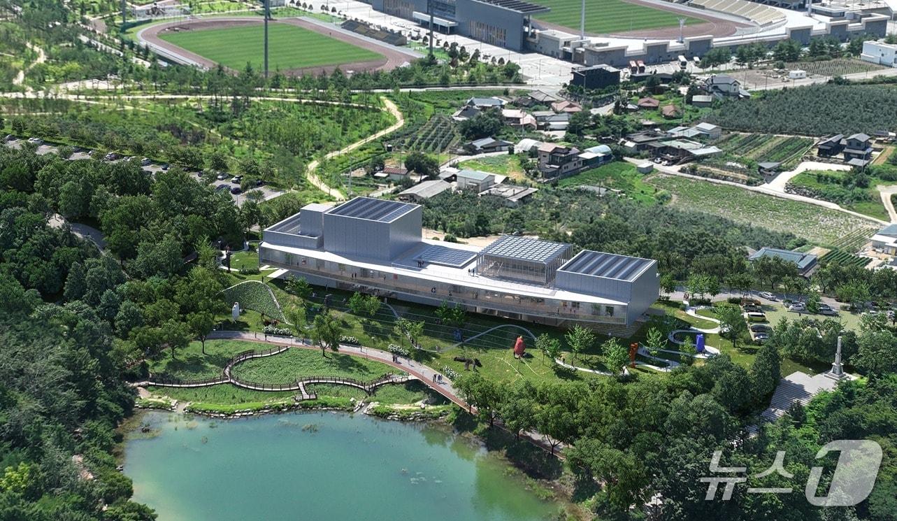 본문 이미지 -  충주시립미술관 국제지명 설계공모 당선작.(충주시 제공. 재판매 및 DB금지)/뉴스1