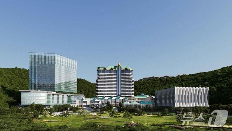 본문 이미지 - 강원랜드 '그랜드호텔’' 환경개선공사 후 조감도 (금호건설 제공) 뉴스1 ⓒ News1