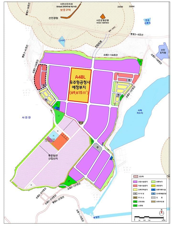 본문 이미지 - 경남우주항공산단 우주항공청사 예정부지 위치도.(LH 제공) / 뉴스1 ⓒ News1