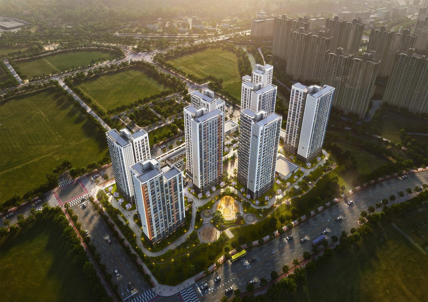 의정부법조타운 S3BL 2공구 조감도.(DL건설 제공)