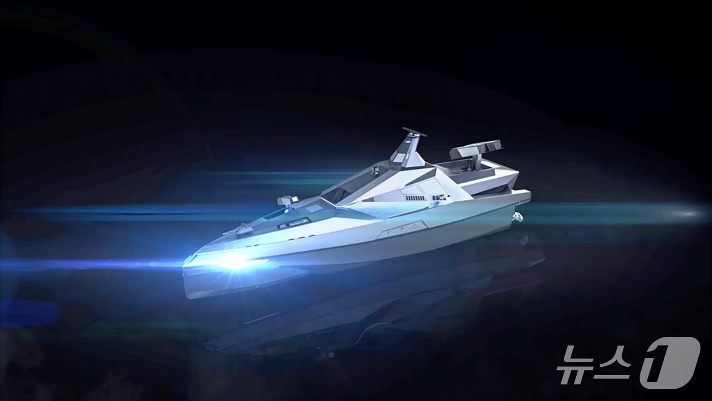 전투용 무인수상정 해검-X 조감도.(LIG넥스원 제공. 재판매 및 DB금지)