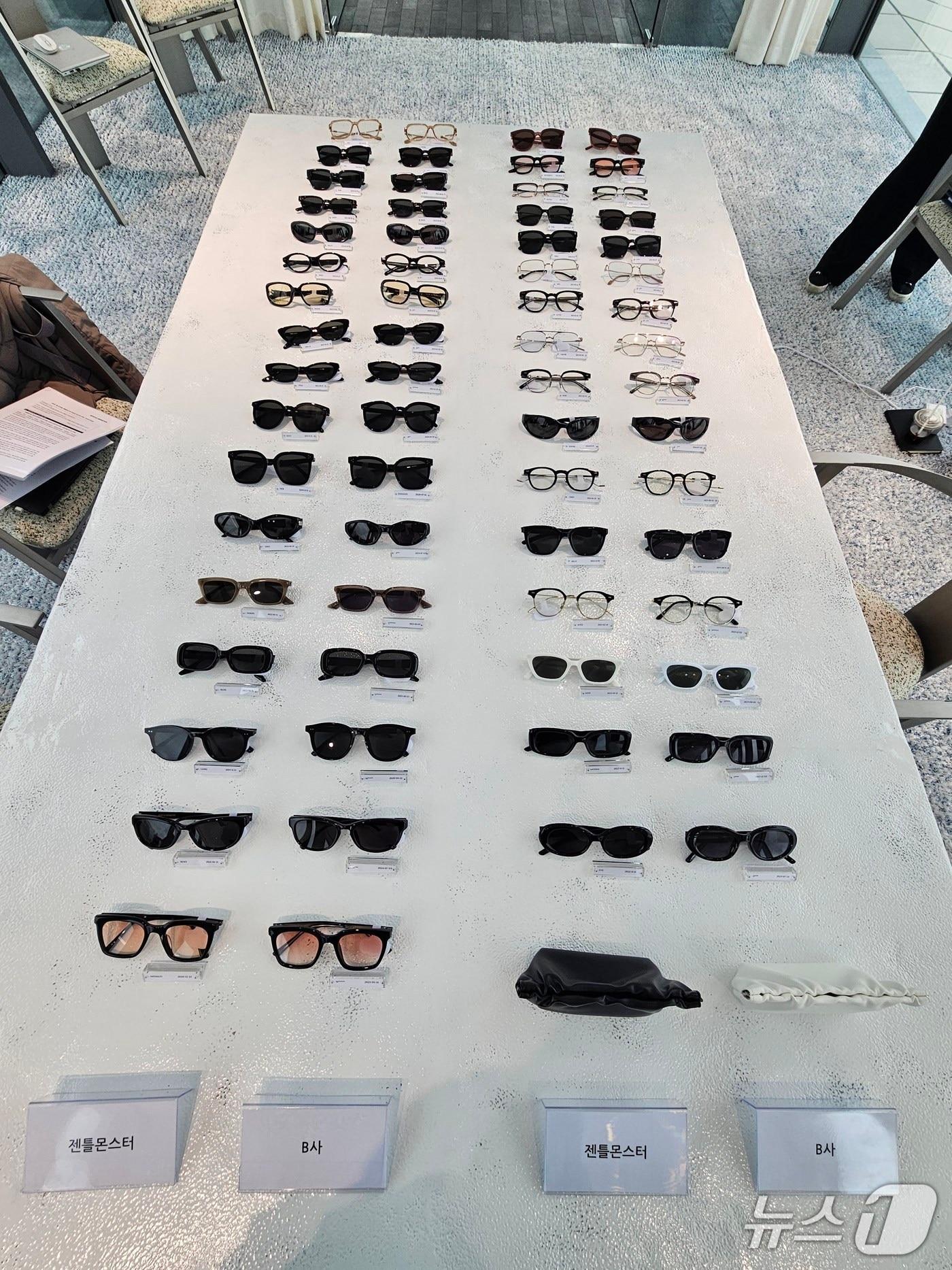 본문 이미지 - 안경 브랜드인 젠틀몬스터가 블루엘리펀트를 대상으로 모방 피해를 입었다며 법적 대응을 진행 중이다.ⓒ 뉴스1/김진희 기자.