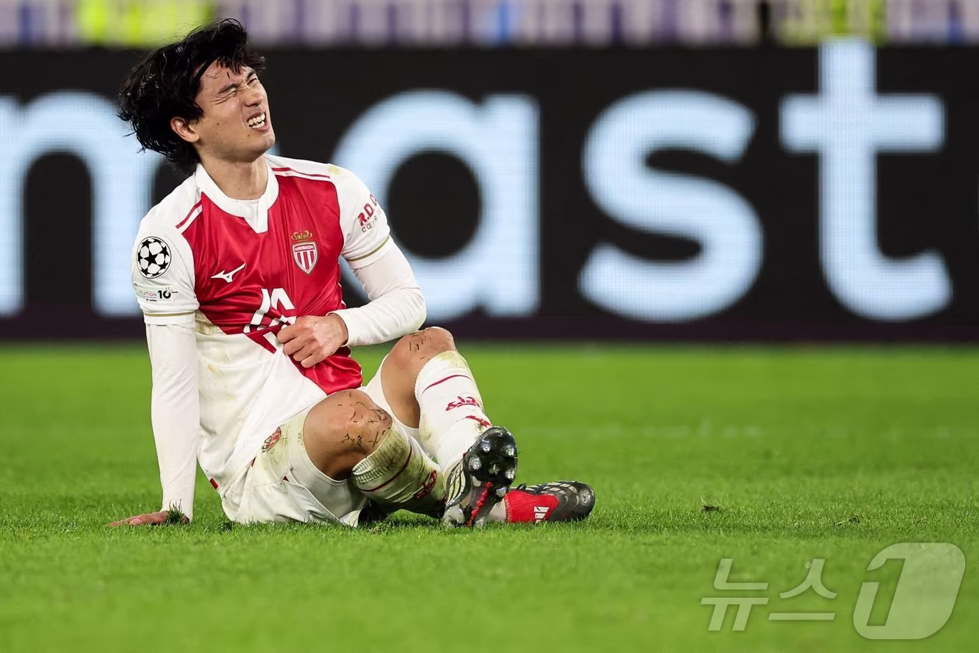 AS모나코의 미나미노 다쿠미.  ⓒ AFP=뉴스1