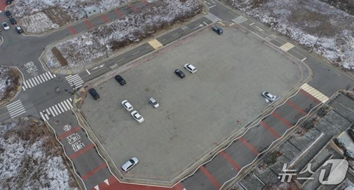 본문 이미지 - 강원 원주시의 '남원주역세권 임시 공영주차장' 자료 사진. (원주시 제공. 재판매 및 DB금지) 2025.12.23/뉴스1