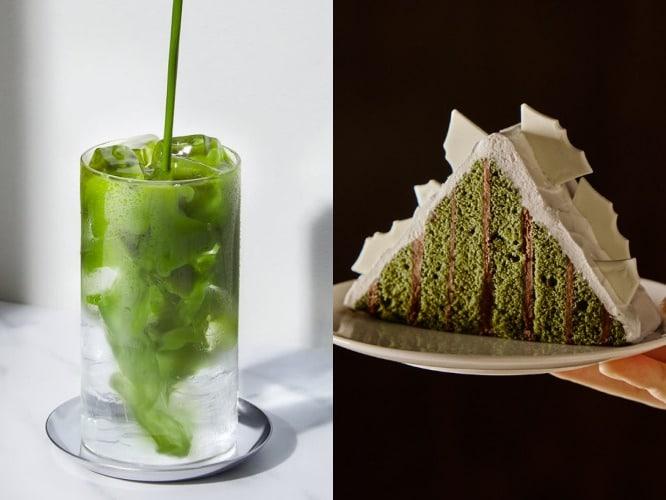 본문 이미지 - 말차 메뉴들(투썸플레이스, 폴바셋 공식 인스타그램 갈무리)