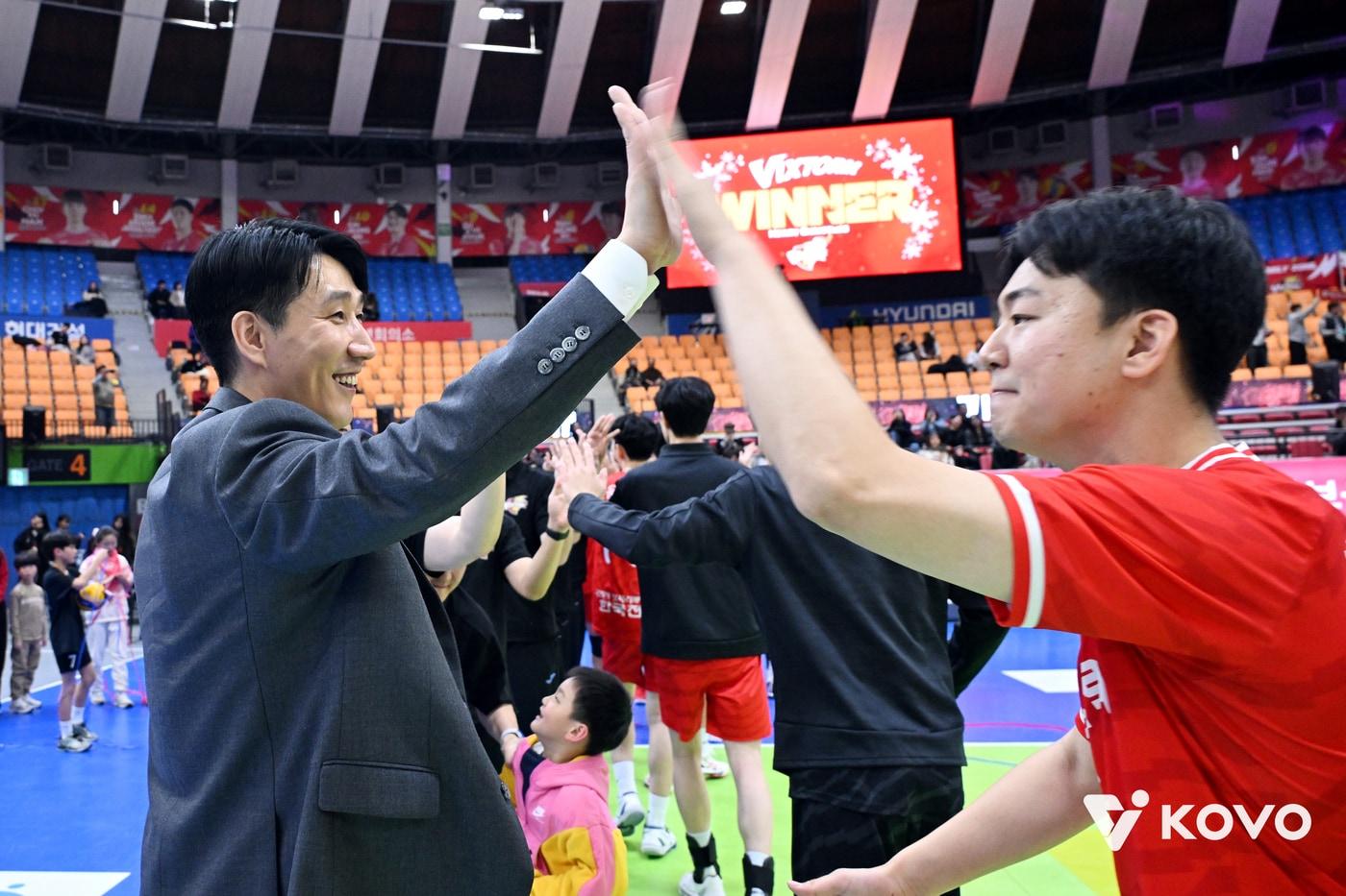 권영민 한국전력 감독. (KOVO 제공)