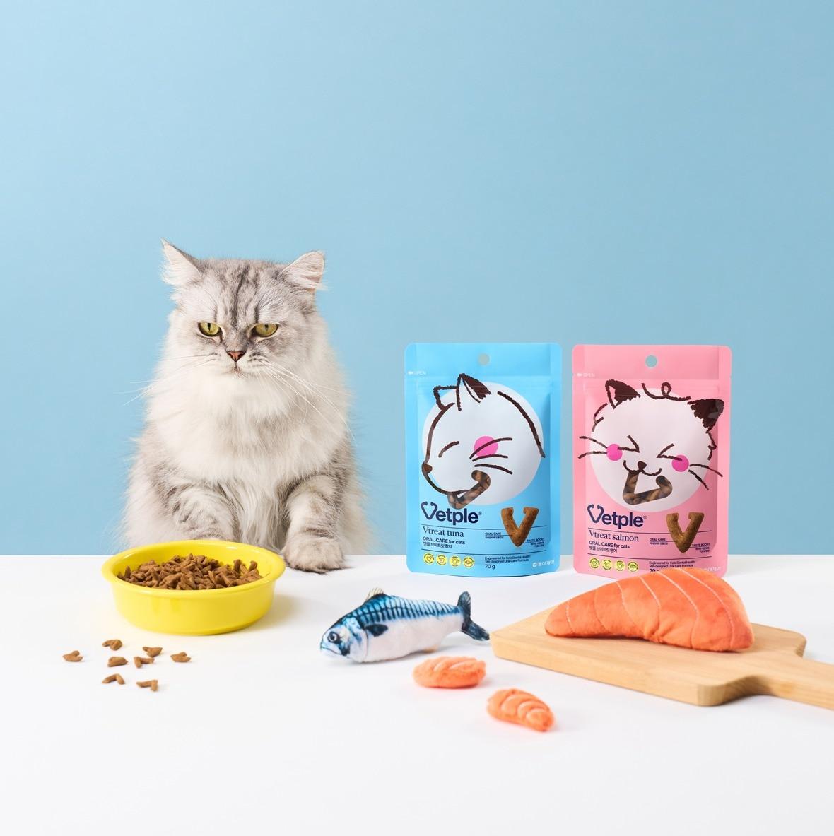 본문 이미지 -  '벳플 브이트릿' 2종. (동아제약 제공)