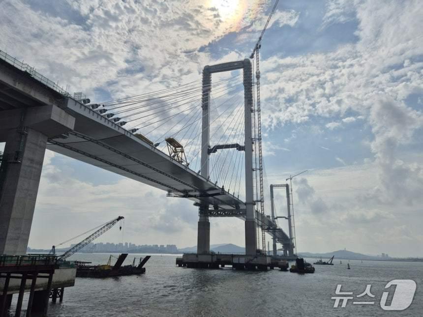 본문 이미지 - 내년 1월 5일 개통하는 제3연륙교 (인천경제청 제공.재판매 및 DB금지)