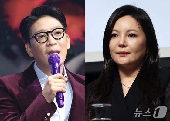 본문 이미지 - MC몽(왼쪽), 차가원 피아크 그룹 회장 겸 원헌드레드 대표 ⓒ 뉴스1 DB