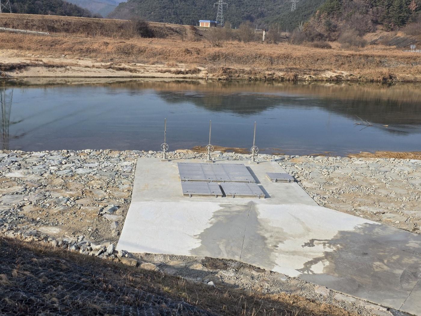 본문 이미지 - 경남 합천군 중적포 양수장 모습.(기후에너지환경부 제공)