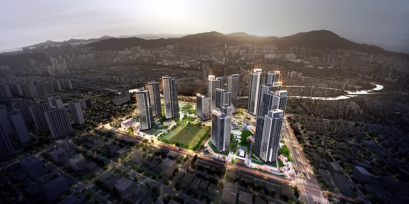  인천 굴포천역 도심 공공주택 복합사업 조감도(HDC현대산업개발 제공) 뉴스1 ⓒ News1 