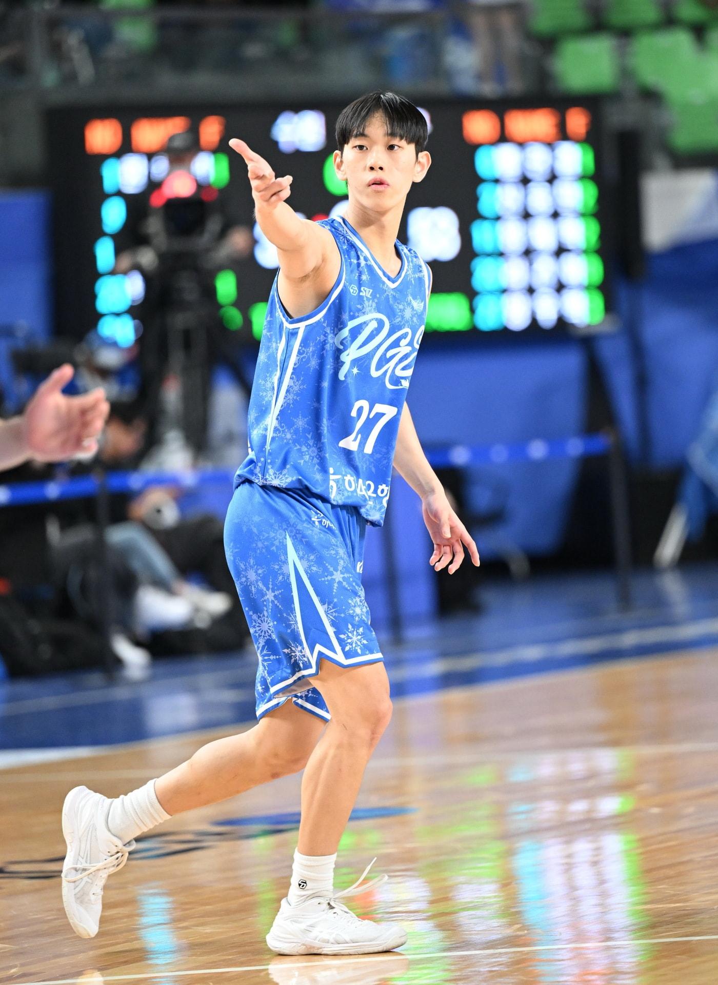 본문 이미지 - 프로농구 한국가스공사 루키 양우혁.(KBL 제공)