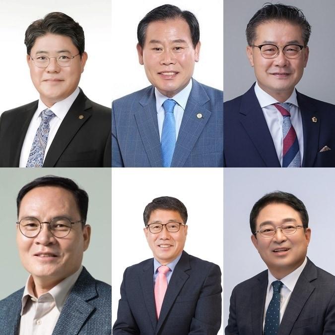 본문 이미지 - 위 왼쪽부터 김승룡, 김재종, 유재목, 아래 왼쪽부터 전상인, 추복성, 황규철(가나다순)/뉴스1 