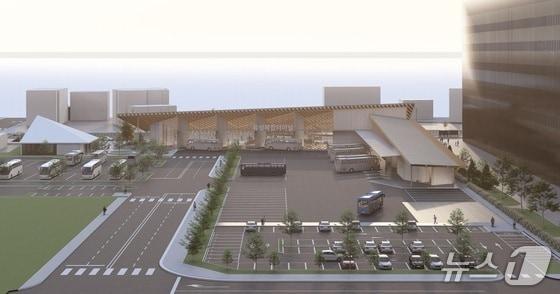 본문 이미지 - 대전 유성복합터미널 조감도 (대전시 제공) / 뉴스1