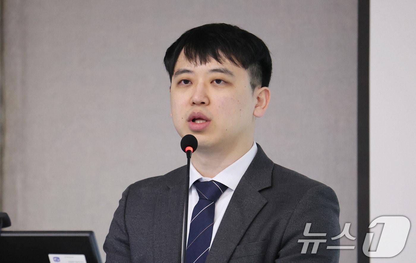 본문 이미지 - 한성존 대한전공의협의회 회장. ⓒ 뉴스1 박지혜 기자