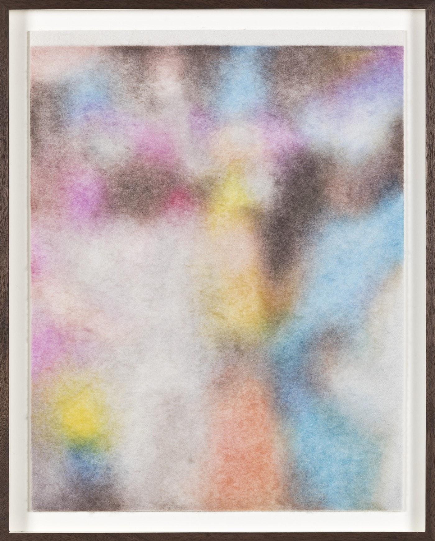 본문 이미지 - Bangui, R&eacute;publique centrafricaine, 25 juin 2025, Drawing with color pencil on wool felt , 45 x 35 cm, 17.7 x 13.8 in.(가나아트 남산 제공)