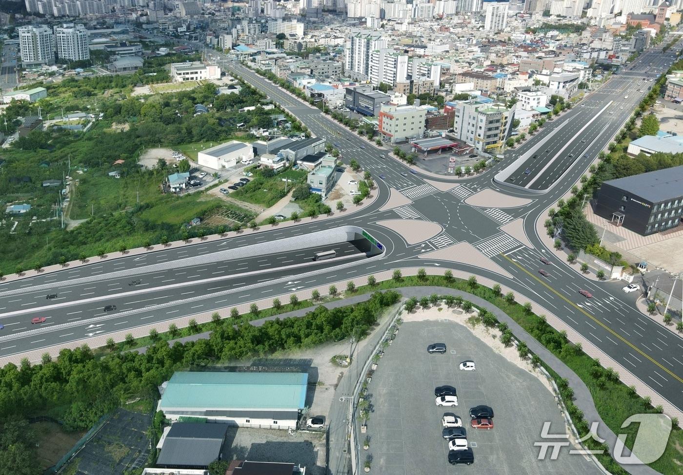 대전시는 구암교차로 입체화 사업비 전액을 확보했다고 밝혔다. (시 제공) / 뉴스1