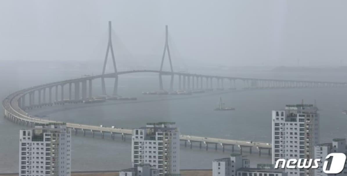 본문 이미지 - 인천시 연수구 송도동에서 바라본 인천대교. (뉴스1 DB) 2019.1.28/뉴스1 ⓒ News1 오장환 기자