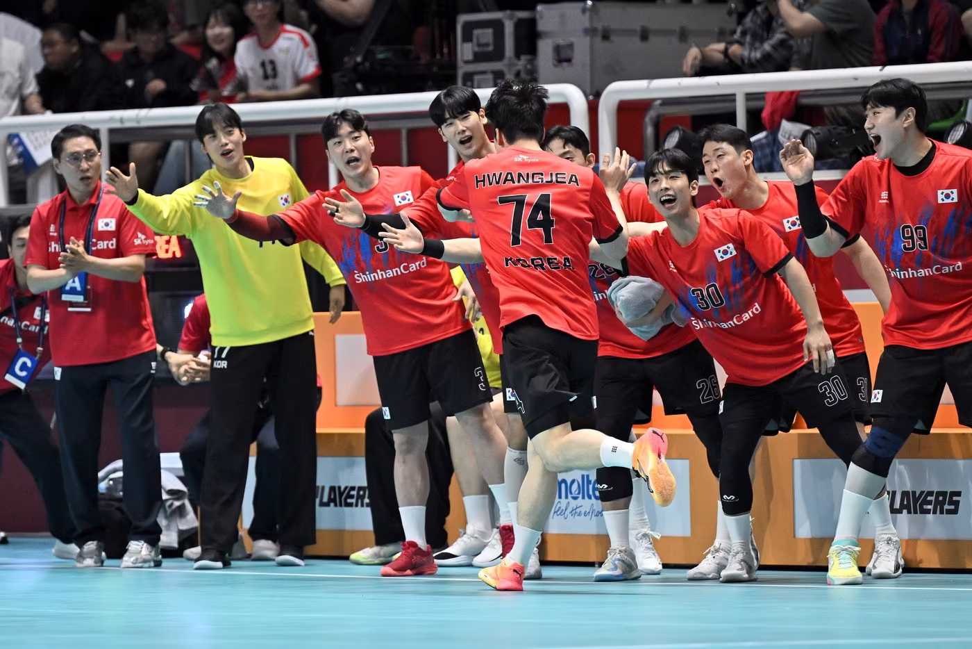 한국 남자 핸드볼 대표팀(대한핸드볼협회 제공) 