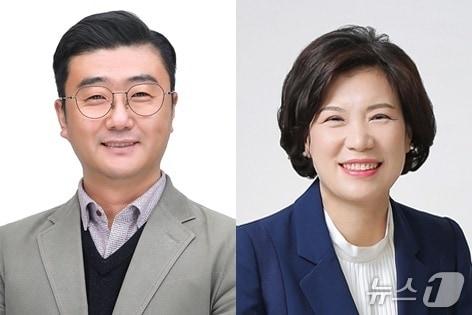 본문 이미지 - 왼쪽부터 김성규, 이남숙 의원./뉴스1