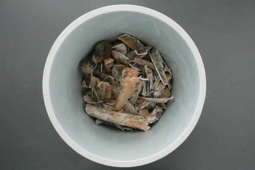 본문 이미지 - 2000년 5월 경주시 안강읍 노당리 어래산 일대에서 발굴한 국군 수도사단 소속 고&#40;故&#41; 이지건 일병의 유해.&#40;국방부 제공&#41;