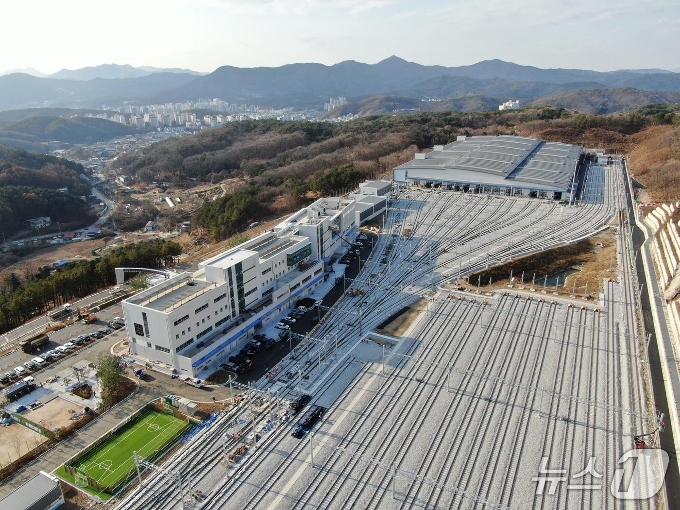 본문 이미지 -  진첩차량기지 전경 &#40;서울시 제공&#41; 