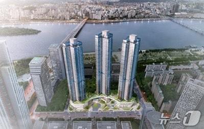 본문 이미지 -  여의도 공작 아파트 조감도 (서울시 제공) 뉴스1 ⓒ News1