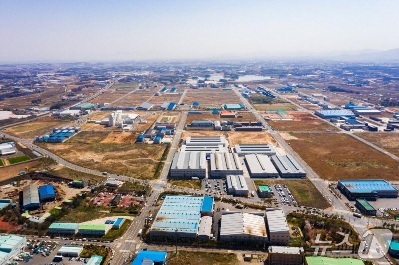 본문 이미지 - 김제지평선산업단지 전경.(김제시 제공. 재판매 및 DB금지)