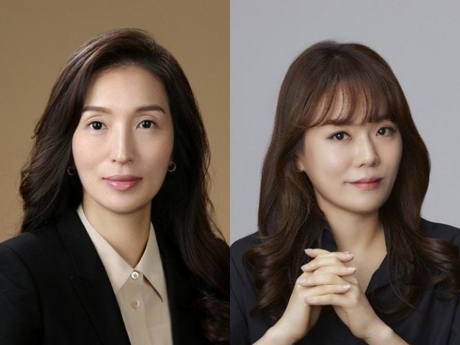 본문 이미지 - 성래은 영원무역홀딩스 부회장(왼쪽)과 박이라 세정 대표 ⓒ 뉴스1