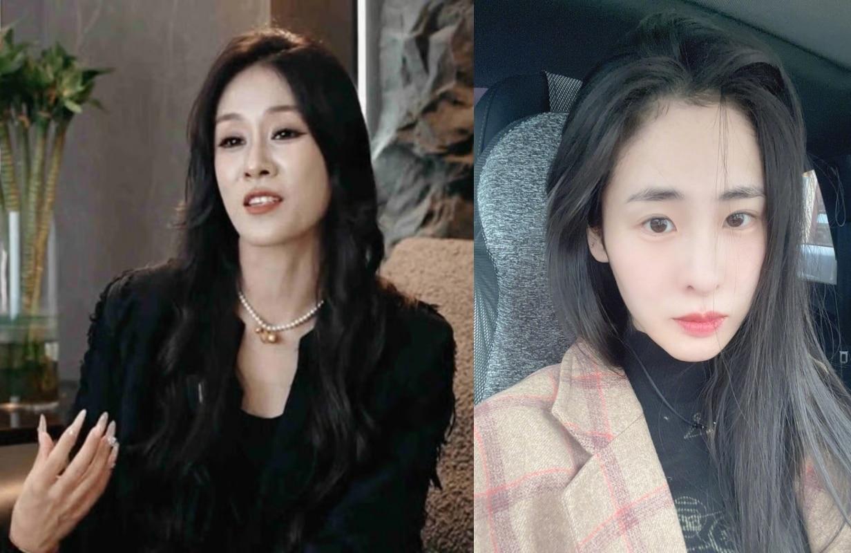 본문 이미지 -  중국의 30대 여성 장의사 판메이린(왼쪽), 유명 가수 장비천. 