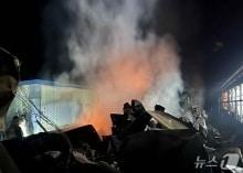 본문 이미지 - 합천 돈사 화재 현장(독자 제공. 재판매 및 DB금지). 2025.12.31