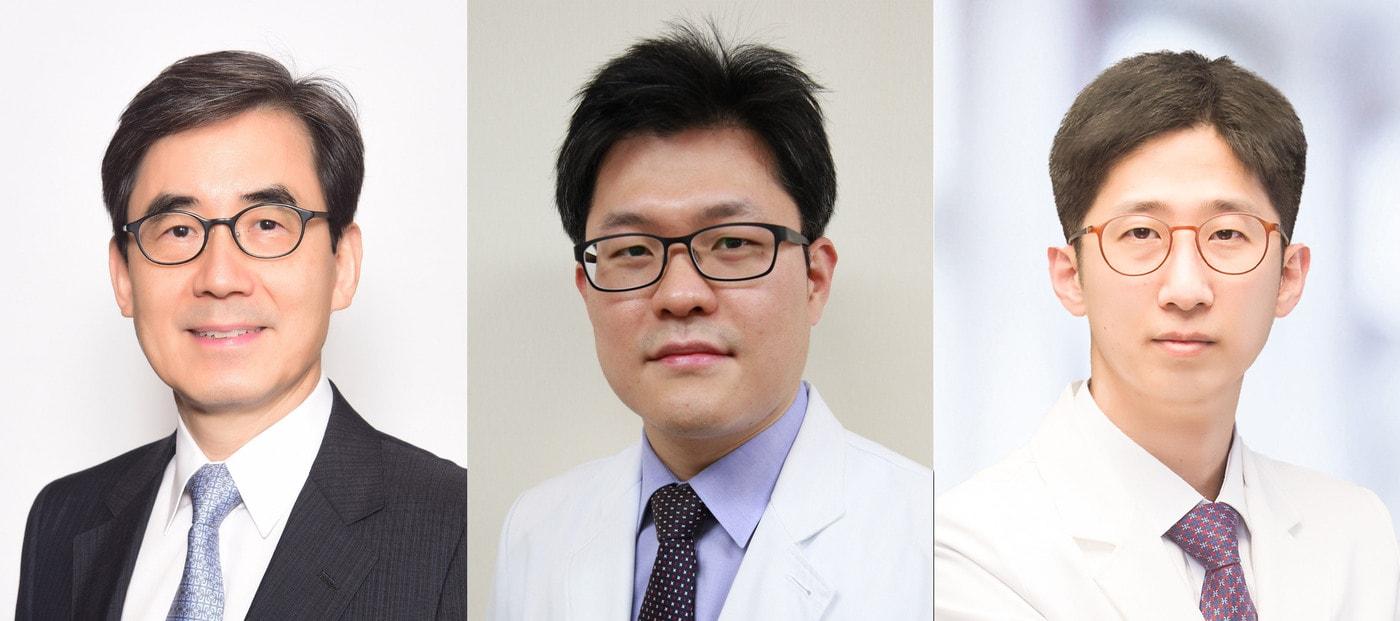 김효수(왼쪽부터)·한정규·황도연 서울대병원 교수.(서울대병원 제공)