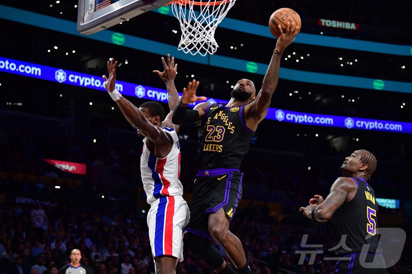 르브론 제임스(23번). ⓒ 로이터=뉴스1